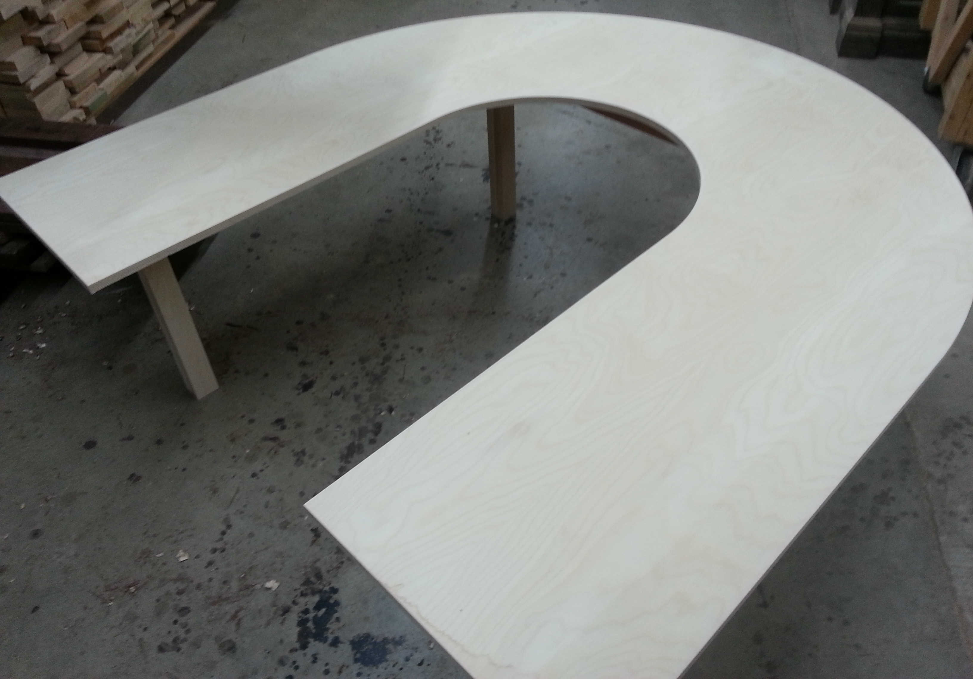 Plateau sculpté sur mesure